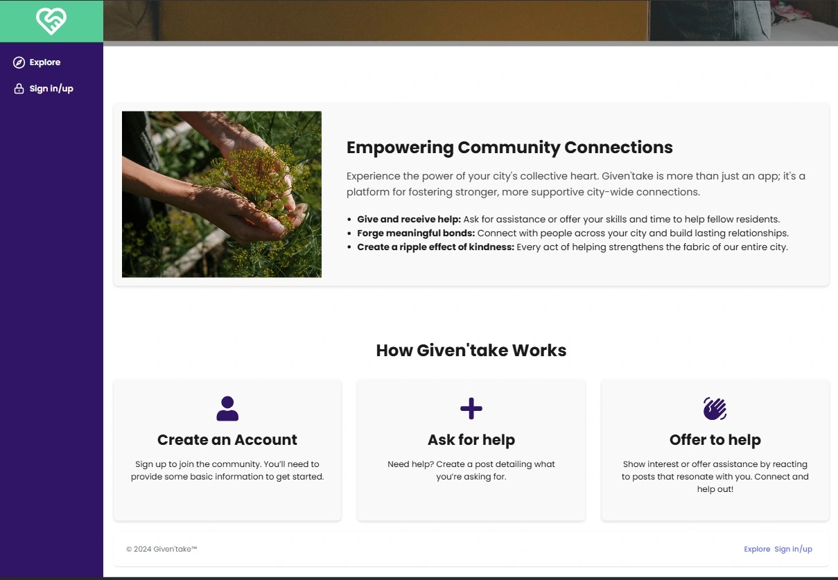 Given'Take - Social network App